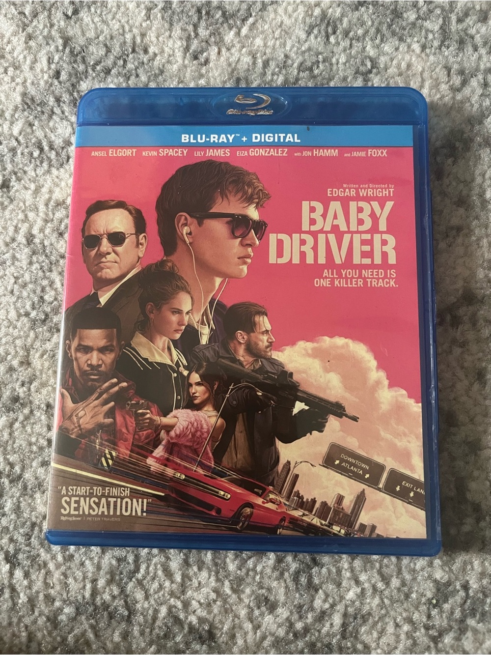Baby Driver (Blu-ray + Digital Copy) R Rated Action English Edgar Wright